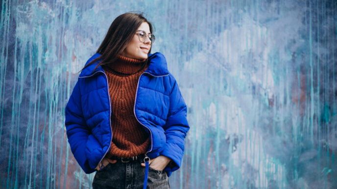 Blue Bomber Jacket