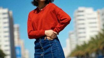 denim skirt